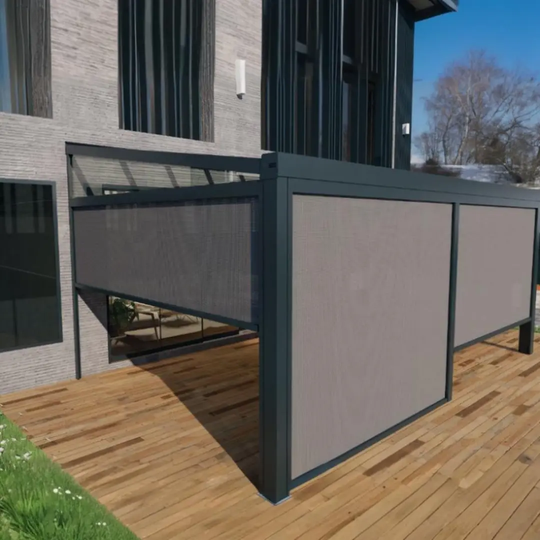 Vertical Fabric Retractable Curtains