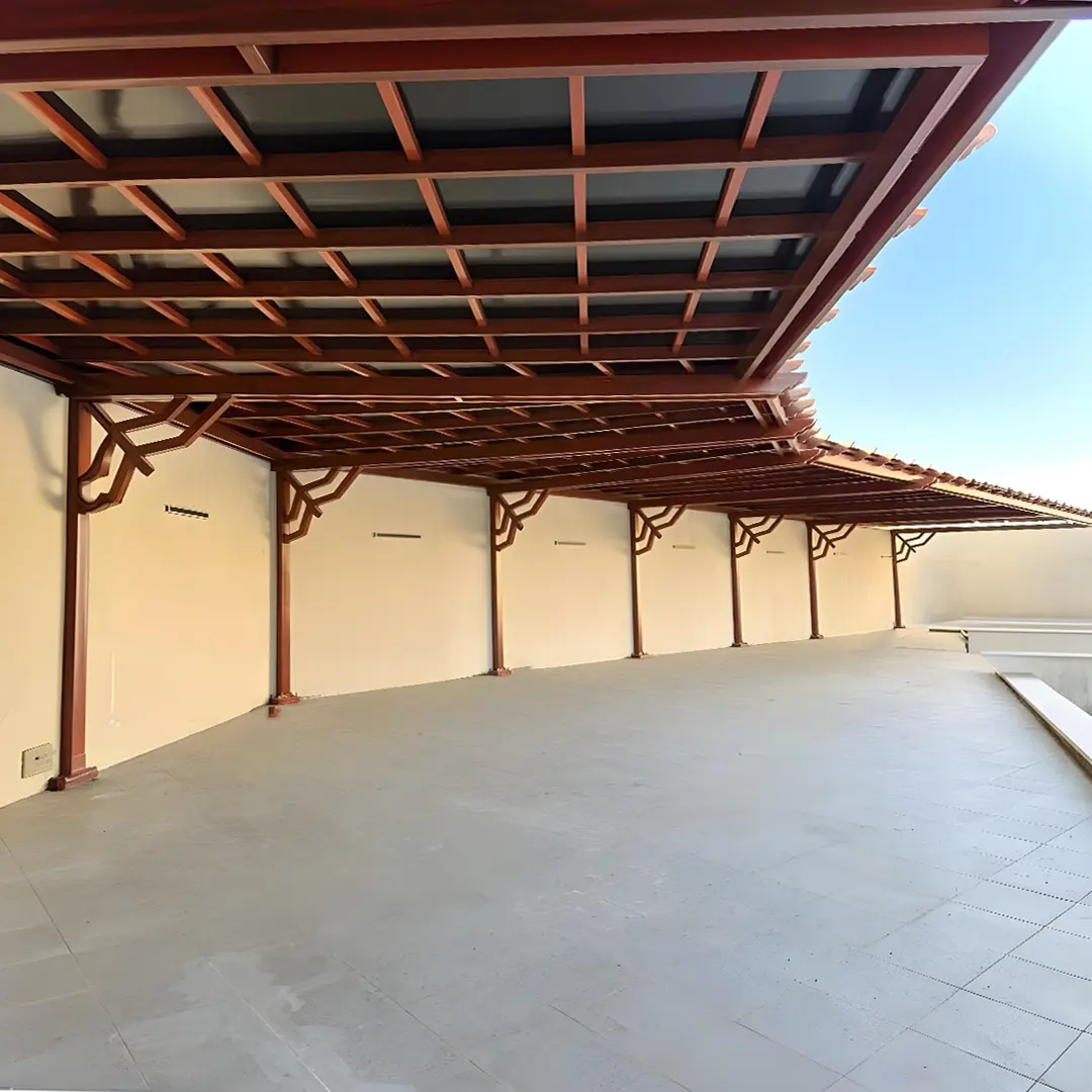 classic car parking shade