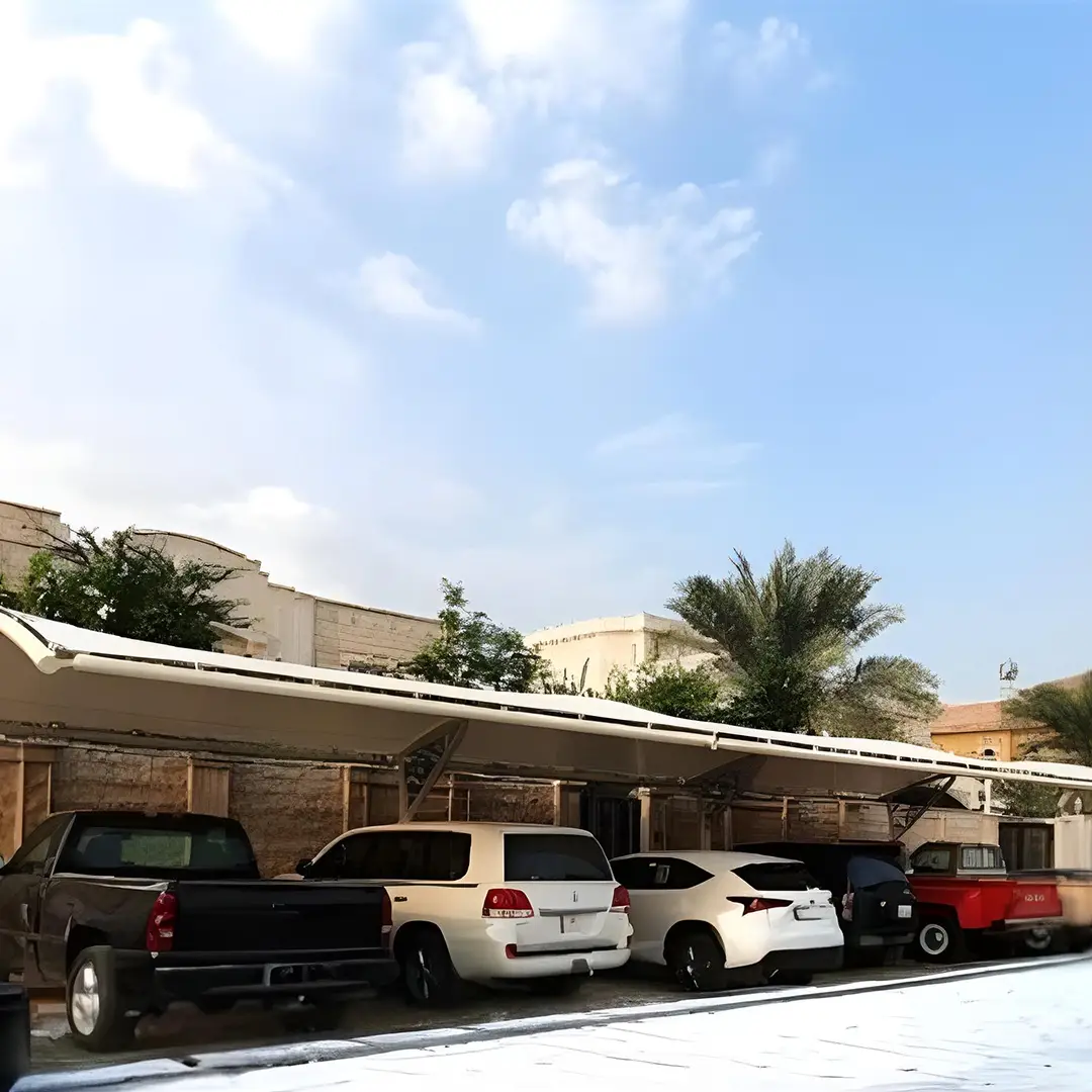 PVC Laser Car Parking Shade